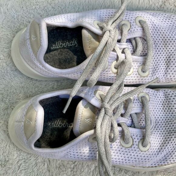 Allbirds Tree Runners Classic White Breathable Sneaker - Picture 3 of 9